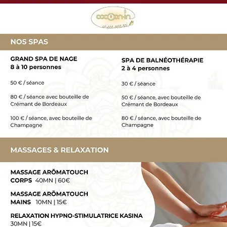 DOMAINE DES PIERRES PRECIEUSES - Demeure de Charme - Grand Standing - 15 pers - Spa - Massages - Détente et Bien-être - 30' Bordeaux